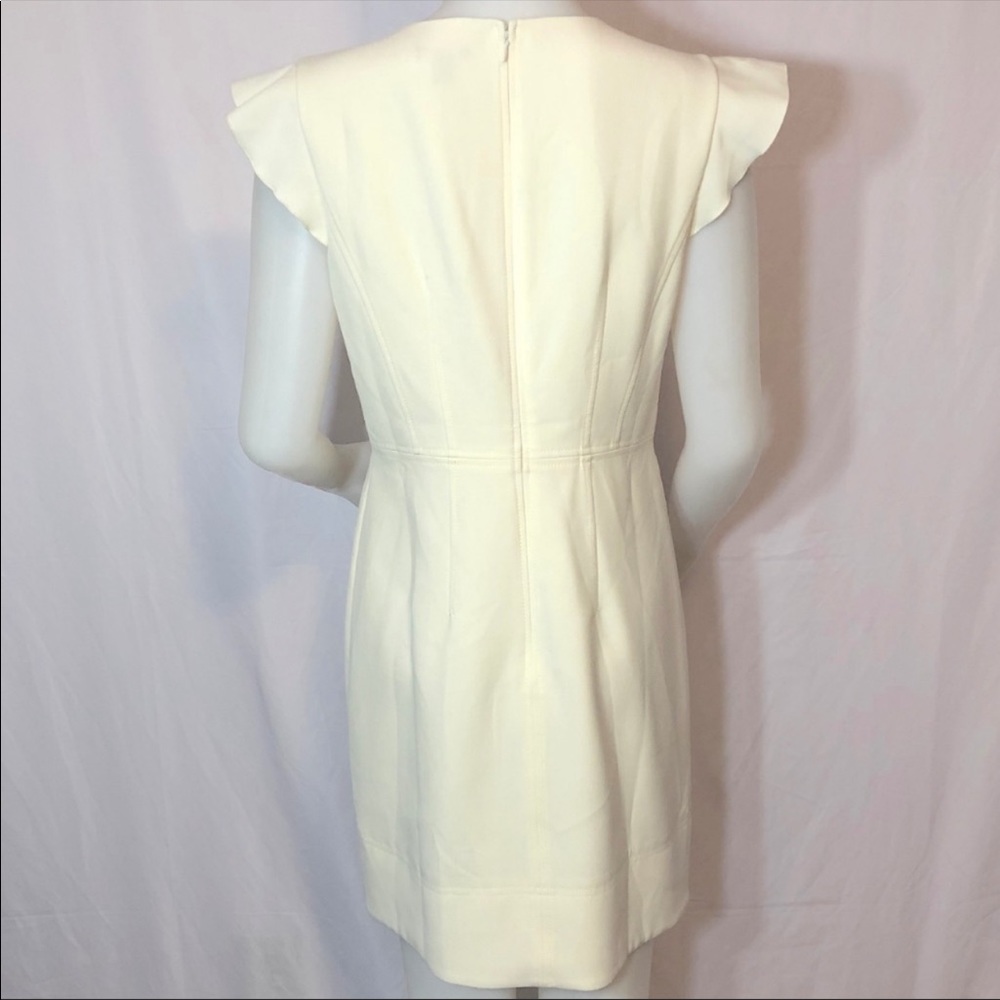 Ann Taylor Flutter Sleeve Sheath Dress